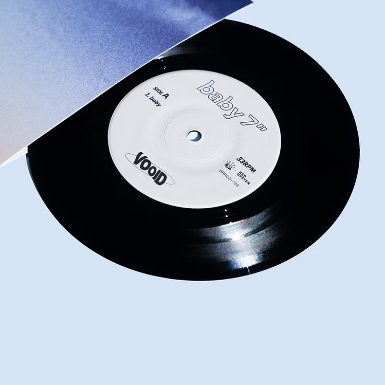 VOOID - baby 7 inch LP / 黑膠
