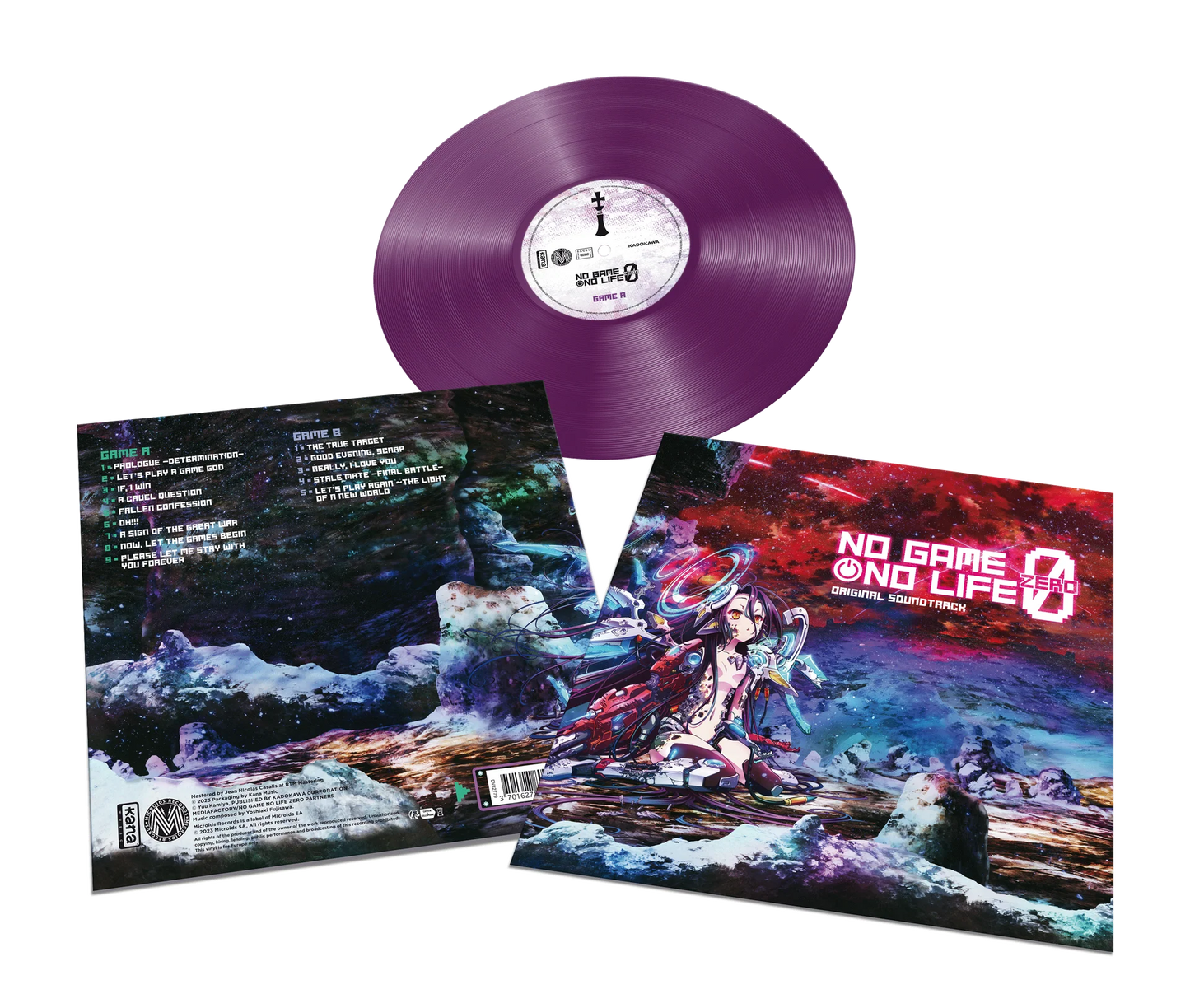 遊戲人生 - No Game No Life Zero Soundtrack 原聲帶 LP / 彩膠