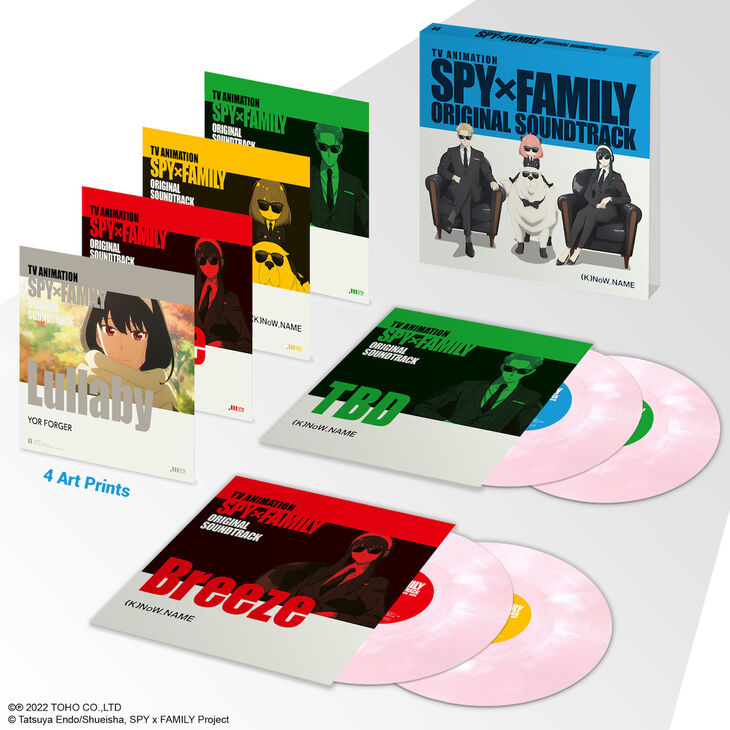 間諜家家酒 - Spy x Family Season 1 Soundtrack 第一季原聲帶 4LP / 黑膠 限定色彩膠