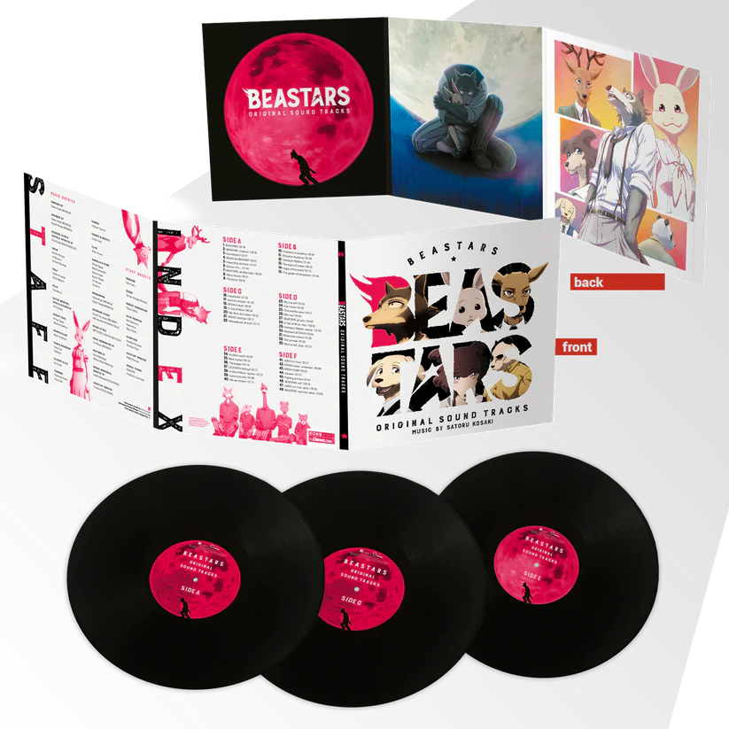 BEASTARS - Season 1 Soundtrack 第一季原聲帶 3LP / 黑膠（書＆海報）