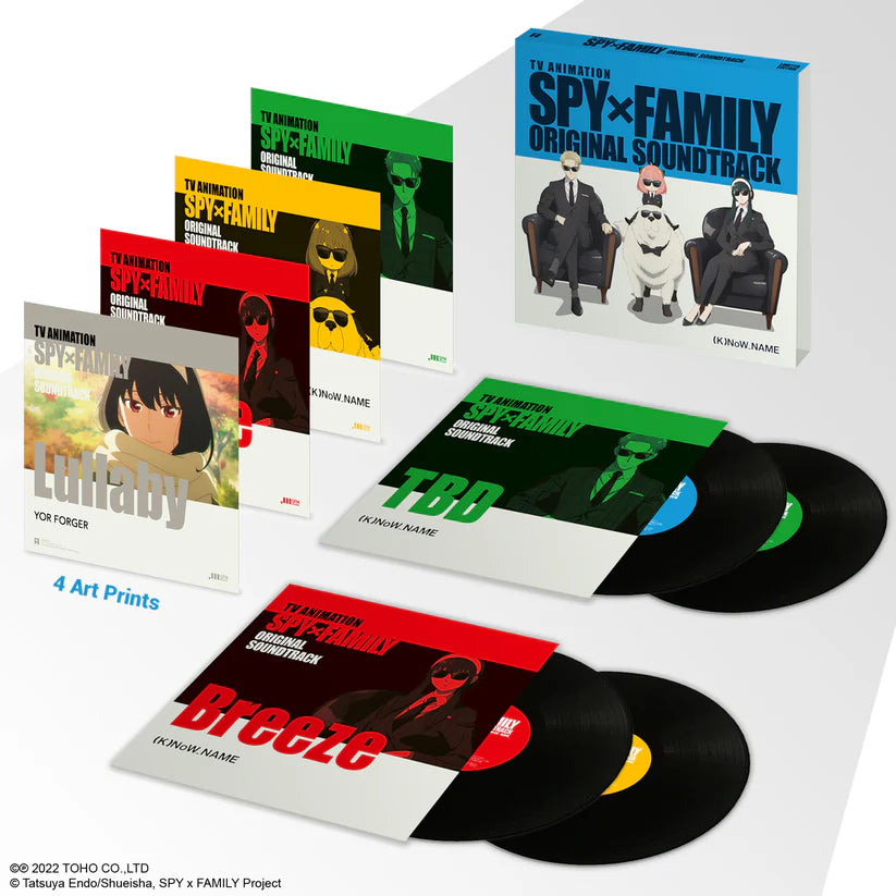 間諜家家酒 - Spy x Family Season 1 Soundtrack 第一季原聲帶 4LP / 黑膠 限定色彩膠