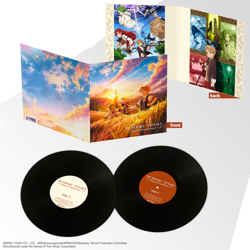 無職轉生 - MUSHOKU TENSEI Season 1 Soundtrack 原聲帶 2LP / 黑膠