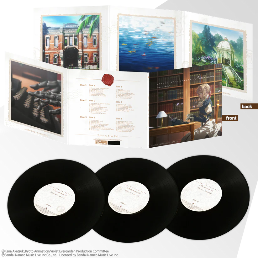 紫羅蘭永恆花園 - Violet Evergarden Soundtrack 3LP / 黑膠