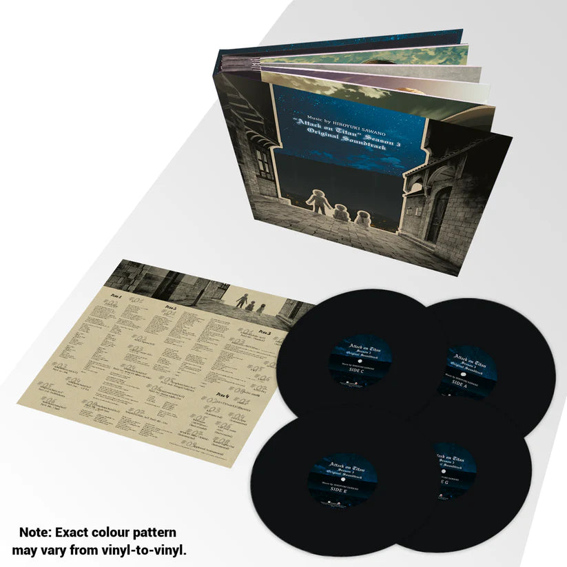 進擊的巨人 - Attack on Titan Season 3 Soundtrack 第三季原聲帶 LP / 黑膠 彩膠