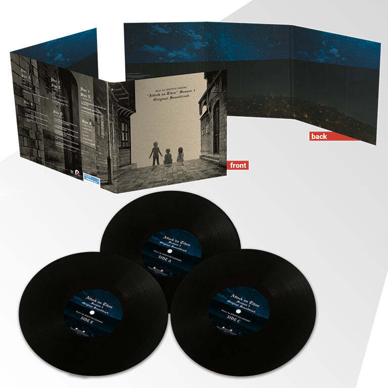 進擊的巨人 - Attack on Titan Season 3 Soundtrack 第三季原聲帶 LP / 黑膠 彩膠