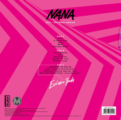 Nana - Nana BEST Extended Version 2LP / 彩膠 (五月最終補貨)