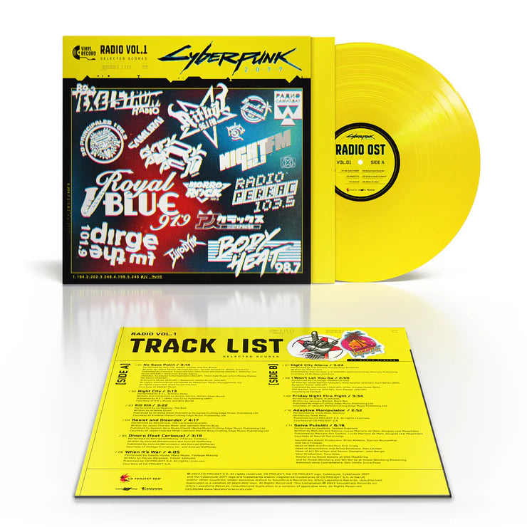 Cyberpunk - 2077 Night City Radio Volume1 LP / 彩膠