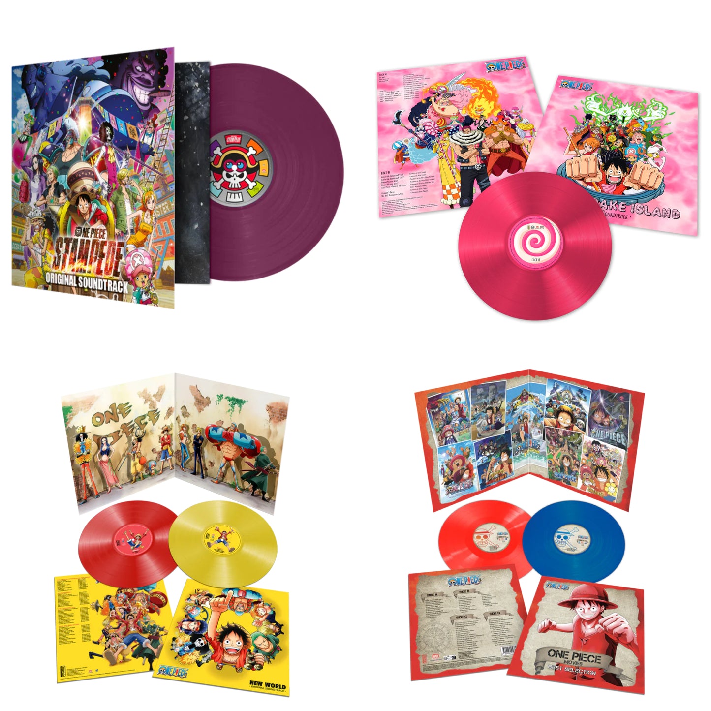 One Piece - Soundtrack 全系列原聲帶 LP / 彩膠