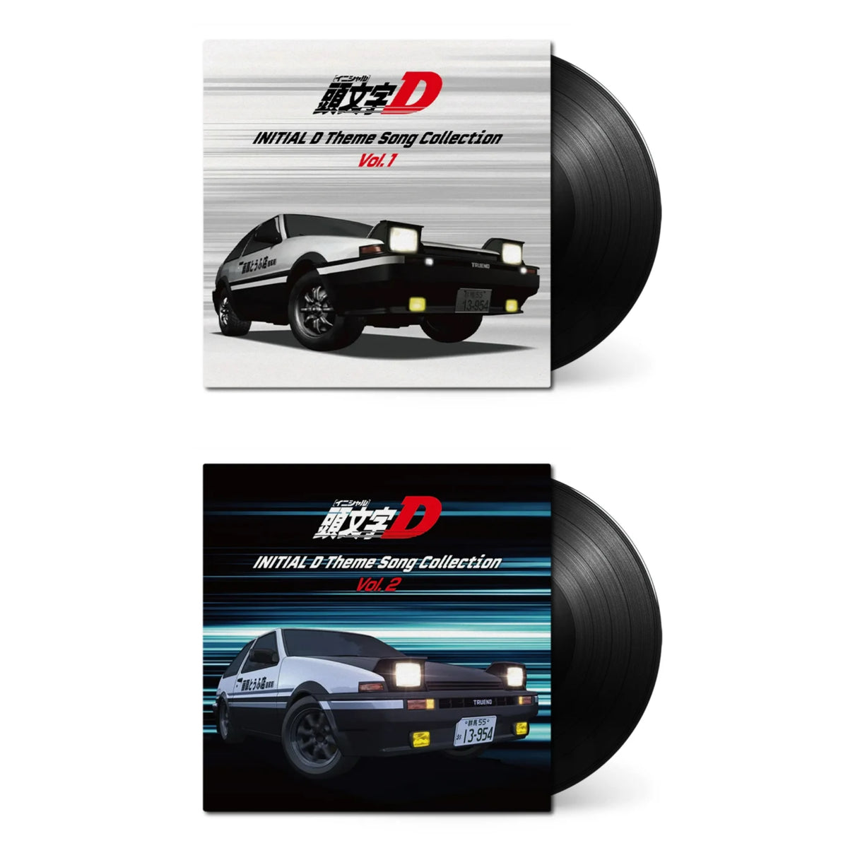 頭文字 D - 主題曲精選 Vol.1＆Vol.2 LP / 黑膠