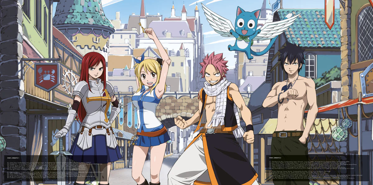 Fairy Tail - 魔導少年 妖精的尾巴 Best Collection 2LP / 彩膠