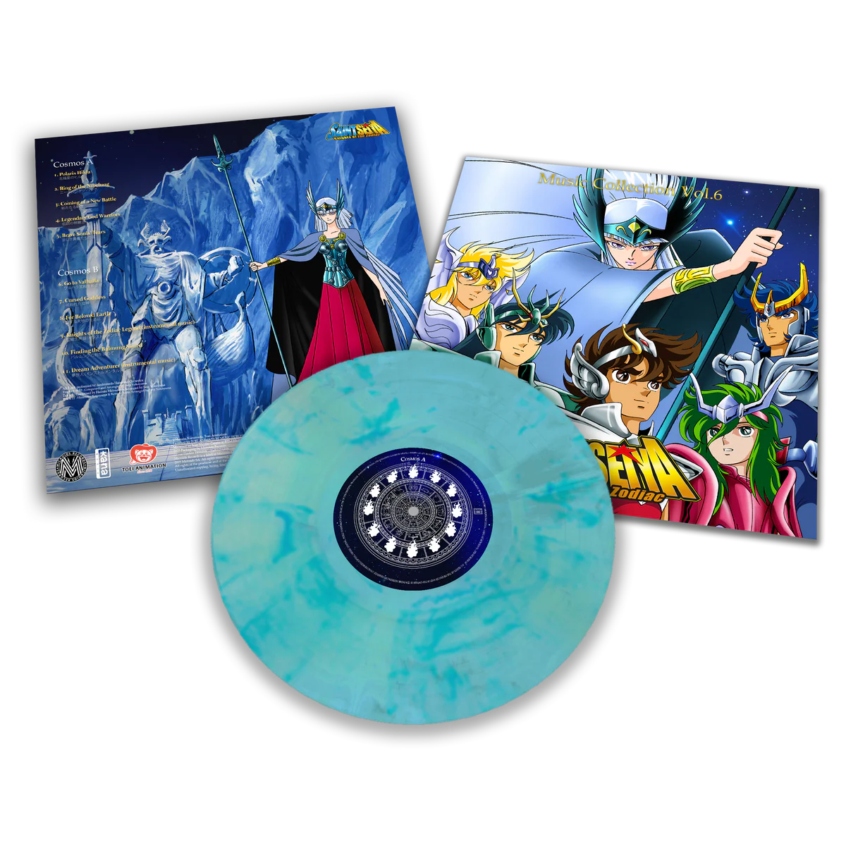 聖鬥士星矢 - Music Collection Vol.1 ～ Vol.8 全系列LP / 彩膠
