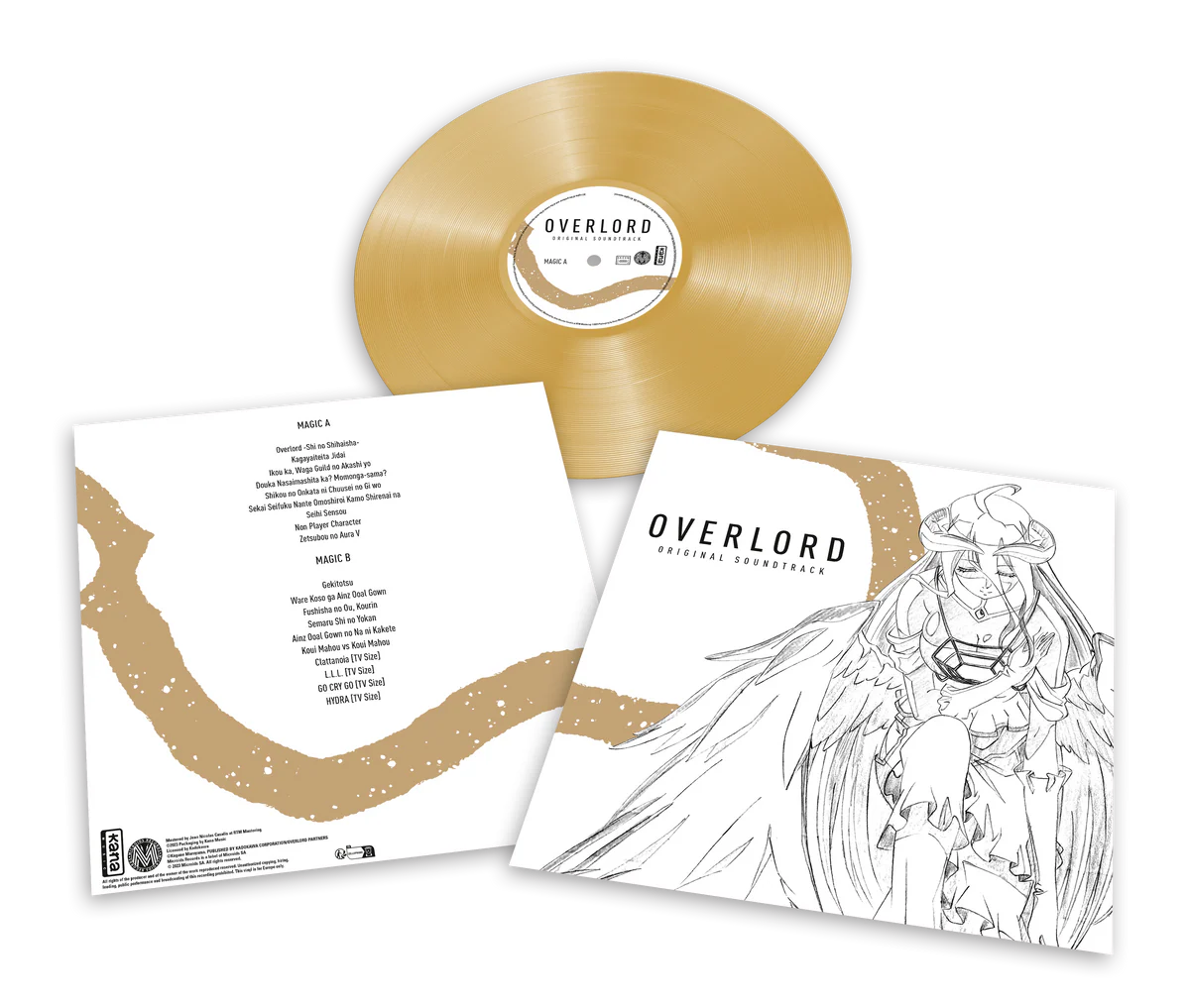 Overlord - 不死者之王 Soundtrack 原聲帶 LP / 彩膠