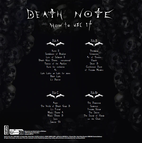 死亡筆記本 - Death Note Soundtrack Vol.2 原聲帶 2LP / 彩膠