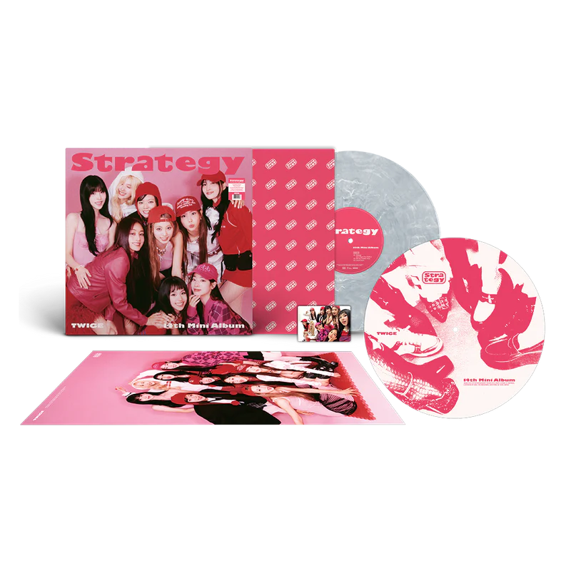 Twice - STRATEGY LP / 彩膠＆小卡＆海報＆唱盤墊